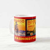 MUG POMMES VINTAGES DE MUG~ WASHINGTON TROIS (Devant gauche)