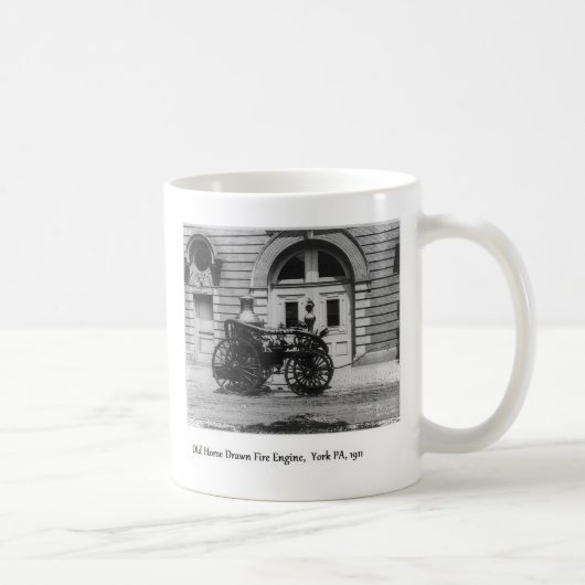 Mug Pompe à incendie et bouche d'incendie antiques (Droite)