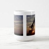 Mug Pompe Jack au coucher du soleil (Centre)