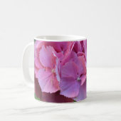 Mug Pompée rose Hydrangea Hortensia Fleur (Devant gauche)