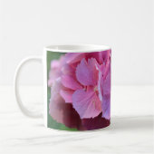 Mug Pompée rose Hydrangea Hortensia Fleur (Gauche)