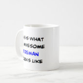 Mug pompier2, génial (Devant gauche)