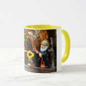 Mug Pompier à gnome du jardin (Devant droit)