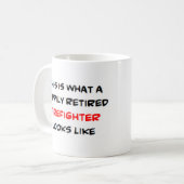 Mug pompier à la retraite (Devant gauche)