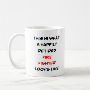 Mug pompier à la retraite