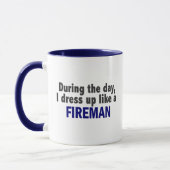 Mug Pompier au cours de la journée (Gauche)