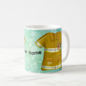 Mug Pompier Bouclier des Flammes (Devant droit)