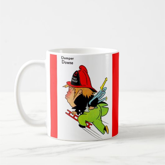 Mug pompier Damper Downe (Gauche)