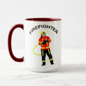 Mug Pompier en gobelet (Gauche)
