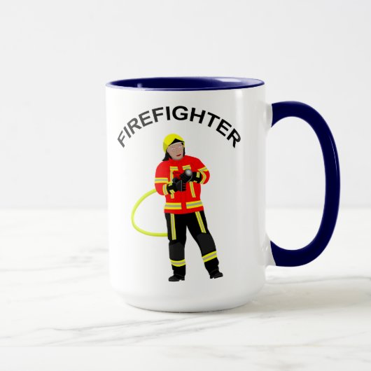 Mug Pompier en gobelet (Droite)