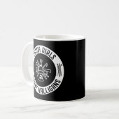 Mug Pompier féminin Filles toux portent des halligans (Devant gauche)