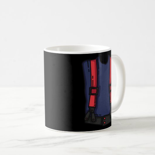 Mug Pompier Fireman Easy Cosplay Hallowee (Devant droit)