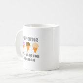 Mug Pompier... Fonctionnera Pour La Crème De Glace (Devant gauche)