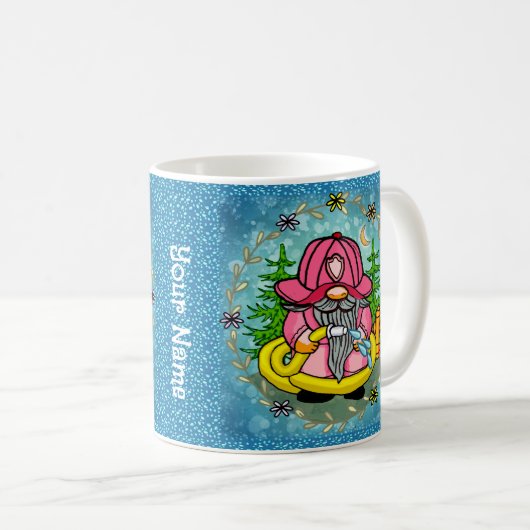 Mug Pompier gnome (Devant droit)