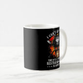 Mug Pompier je ne peux pas aller en enfer le diable en (Devant droit)