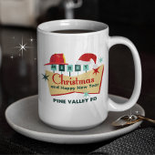 Mug Pompier Joyeux Noël Bonne année Rétro