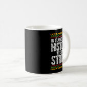 Mug Pompier noir pompier pompier noir Histo noir (Devant droit)