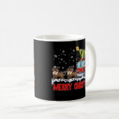 Mug Pompier Père Noël Sleigh Firemer de Noël (Devant droit)