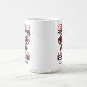 Mug Pompier retraité-Ma flamme continue de brûler (Centre)