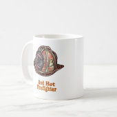 Mug Pompier Rouge Chaud (Devant gauche)
