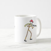 Mug Pompier Stickman (Devant droit)