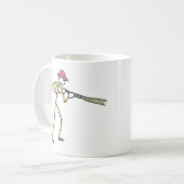 Mug Pompier Stickman (Devant gauche)