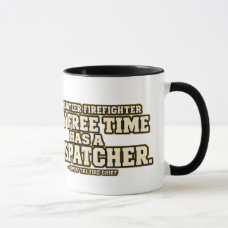Mug Pompier volontaire turbulent Dispatcher de temps l