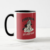 Mug Pompier : Vous Devriez Voir Mon Autre Tuyau (Gauche)