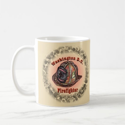 Mug pompier Washington D.C. (Gauche)
