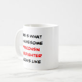Mug pompier wisconsin, génial (Devant gauche)