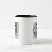 Mug Pompiers avec équipement devant Firehouse (Centre)