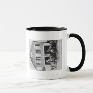 Mug Pompiers avec l'équipement en dehors de la bouche