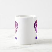 Mug Pompiers Nous Vous Aimons—Conception Lover's Heart (Centre)