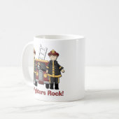 Mug Pompiers Rock (Devant gauche)