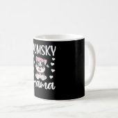 Mug Pomsky Mama, Amoureux des chiens Pomsky, propriéta (Devant droit)