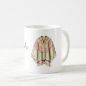 Mug Poncho Rose Avocat Menthe (Devant droit)