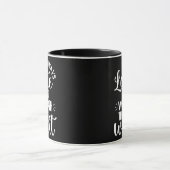 Mug Ponctualité humour toujours en retard mais vaut la (Centre)