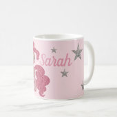 Mug Poney assez rose Personnalised (Devant droit)