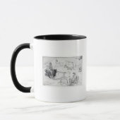 Mug Poney et pièges sur la rue de Francis, Londres, (Gauche)