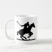 Mug Poneys britanniques de silhouette de joueur de (Gauche)