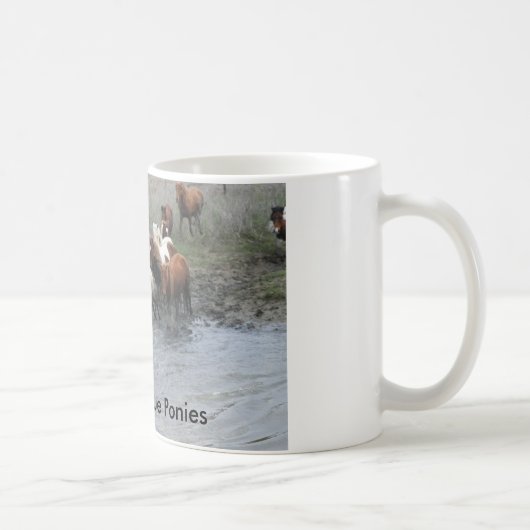 Mug Poneys de Chincoteague (Droite)