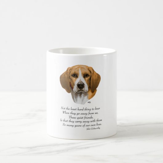 Mug Pont arc-en-ciel Beagle (Centre)