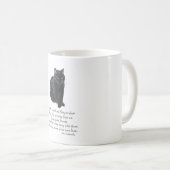 Mug Pont arc-en-ciel de chat noir (Devant droit)