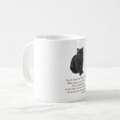 Mug Pont arc-en-ciel de chat noir (Devant gauche)