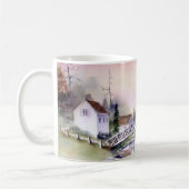 Mug Pont Arché Nouvelle-Angleterre aquarelle peinture (Gauche)
