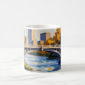 Mug Pont blanc d'Indianapolis sur la rivière White (Centre)
