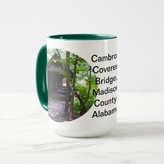 Mug Pont couvert de Cambron, Comté de Madison, Alabama (Devant gauche)