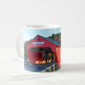 Mug Pont couvert de Taftsville, comté de Windsor, Verm (Devant gauche)