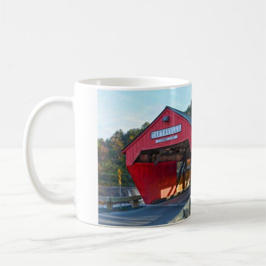 Mug Pont couvert de Taftsville, comté de Windsor, Verm (Gauche)