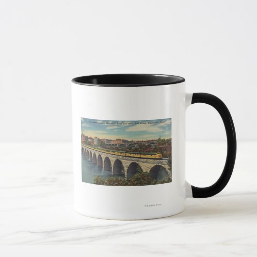 Mug Pont d'arc en pierre de passage (Droite)